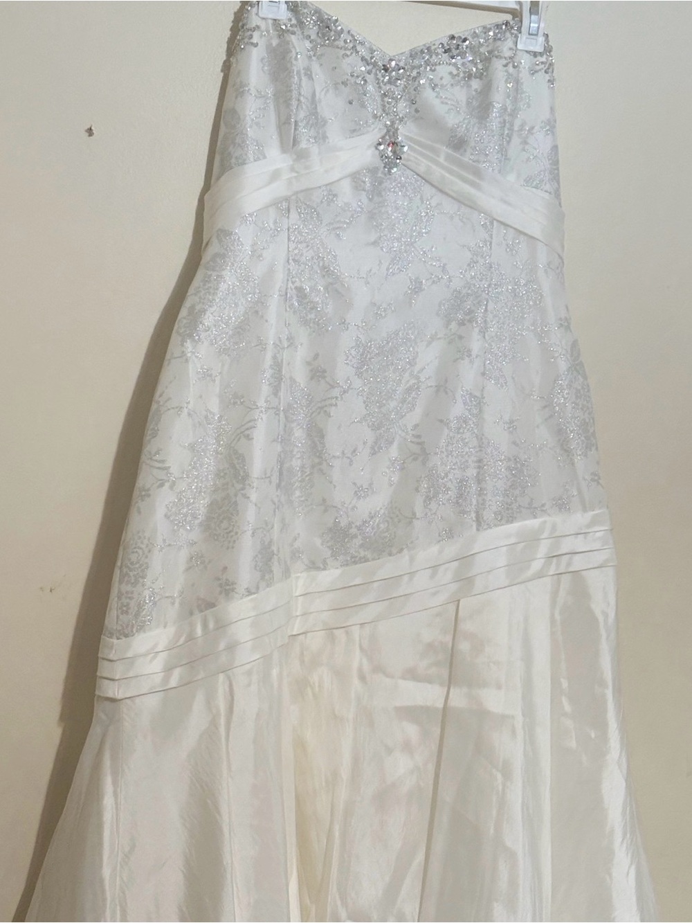 Camille La Vie Ivory White Beaded Embellished Wedding Dress Bodice